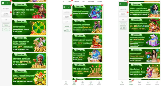 Golo 789 Game image with bonuses and rewards
