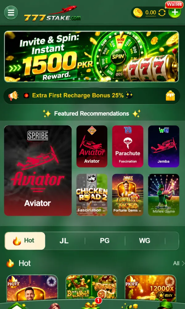 777Stake Game app