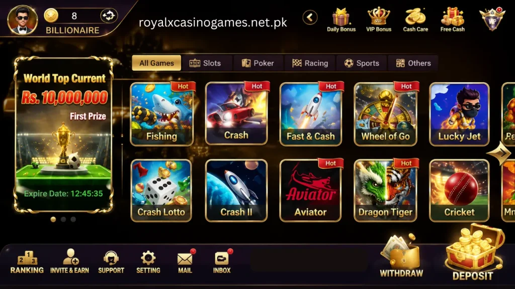 Royal X 777 games
